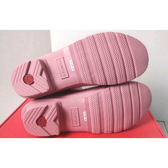 NEW~Women's Original Hunter Chelsea Boots~ Pink SIZE US 9 - Picture 9 of 11